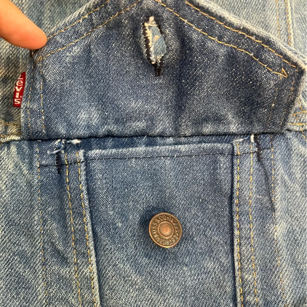 Vintage 70s/80s Levi’s Trucker Jacket, Type 3, Size 36; 70505 0217; Made in USA